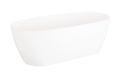 Signature Hardware Ocala 59" Freestanding Solid Surface Soaking Tub