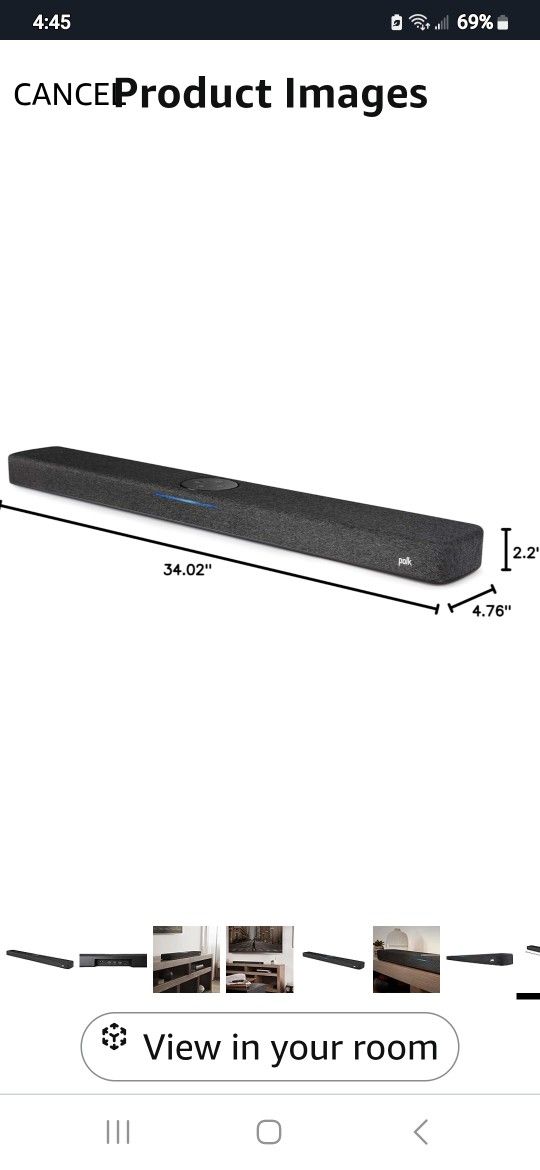 Polk Soundbar Alexa Built In