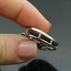 Women's 14k White Gold & Diamond Unique Heart Pendant 1.50 TCW G SI 7.3g #31391B