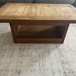 All Wood Coffee Table