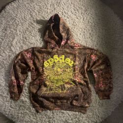 Camo spider hoodie