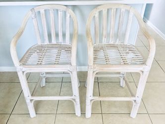 Beachy bar stools (2)