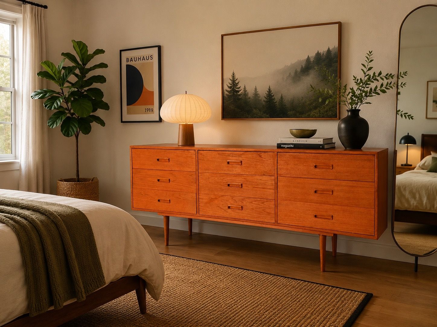 Vintage teak dresser