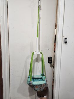 Evenflo Exersaucer forest friends baby doorway jumper