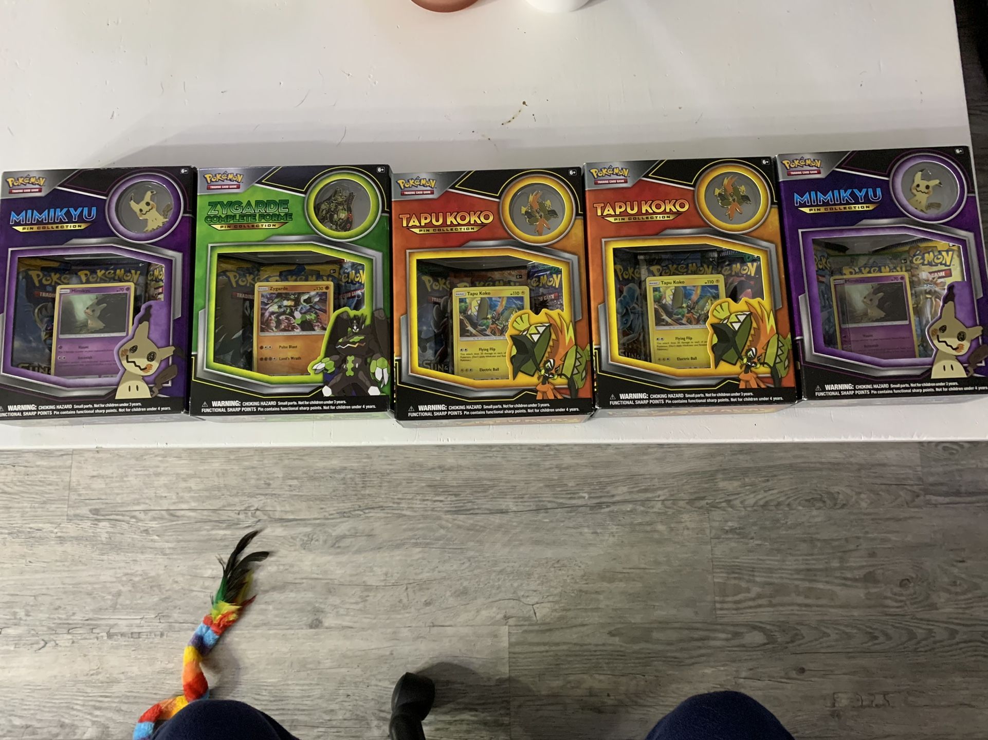 Pokemon Sun&Moon Era Pin Collection Boxes 