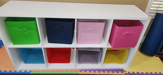 Book case and bin containers