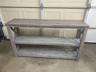 Farmhouse Double X-Entryway table or tv stand