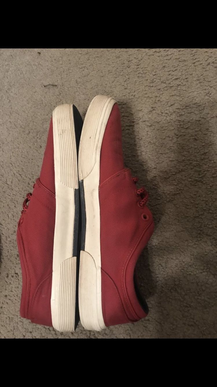 Red Polo Shoes size 10.5