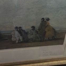 Framed Water Color Painting