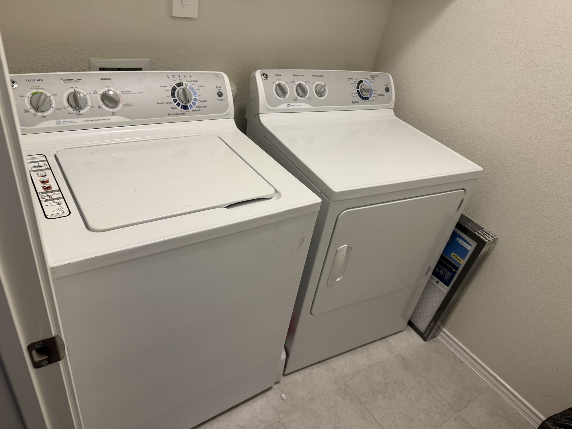 GE Washer Dryer Large