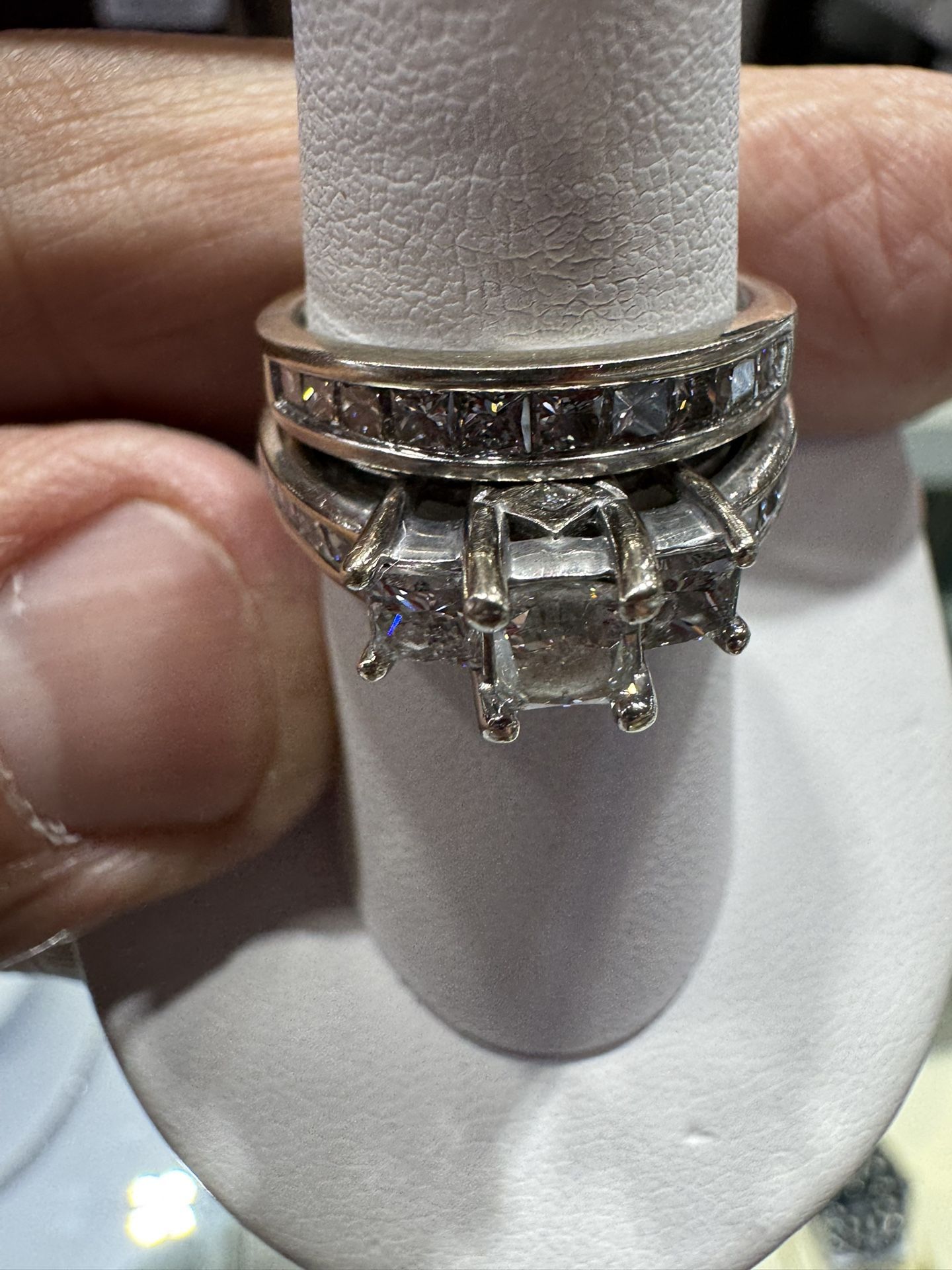 Wedding Ring White Gold.