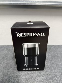 Nespresso Aeroccino XL Milk Frother – Café-Quality Foam Instantly! - Brand New