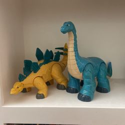 Fisher-Price Imaginext Blue Apatosaurus Dinosaur 11 Inches Tall