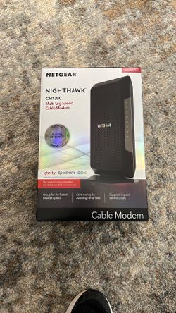 New Netgear Nighthawk CM1200 Multi-Gig Speed Cable Modem