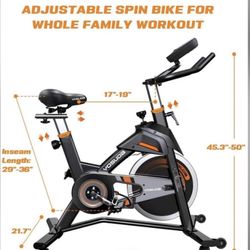 YOSUDA Indoor Cycling Bike Stationary - Exercise Bike for Home Gym wit