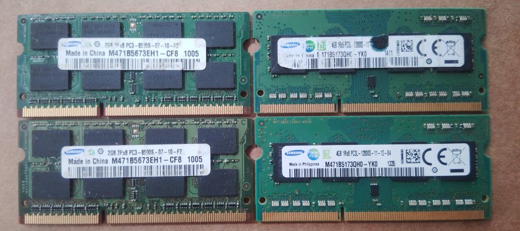 Samsung MEMORY Cartridges RAM