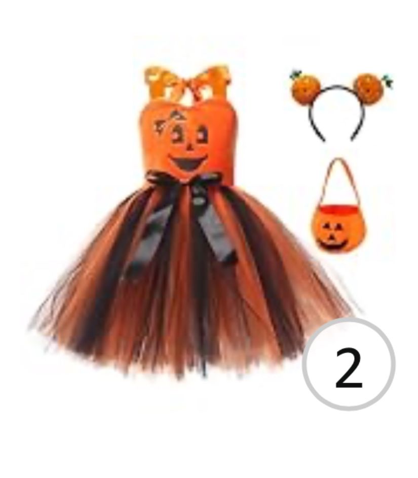 Halloween Pumpkin Costume Dresses