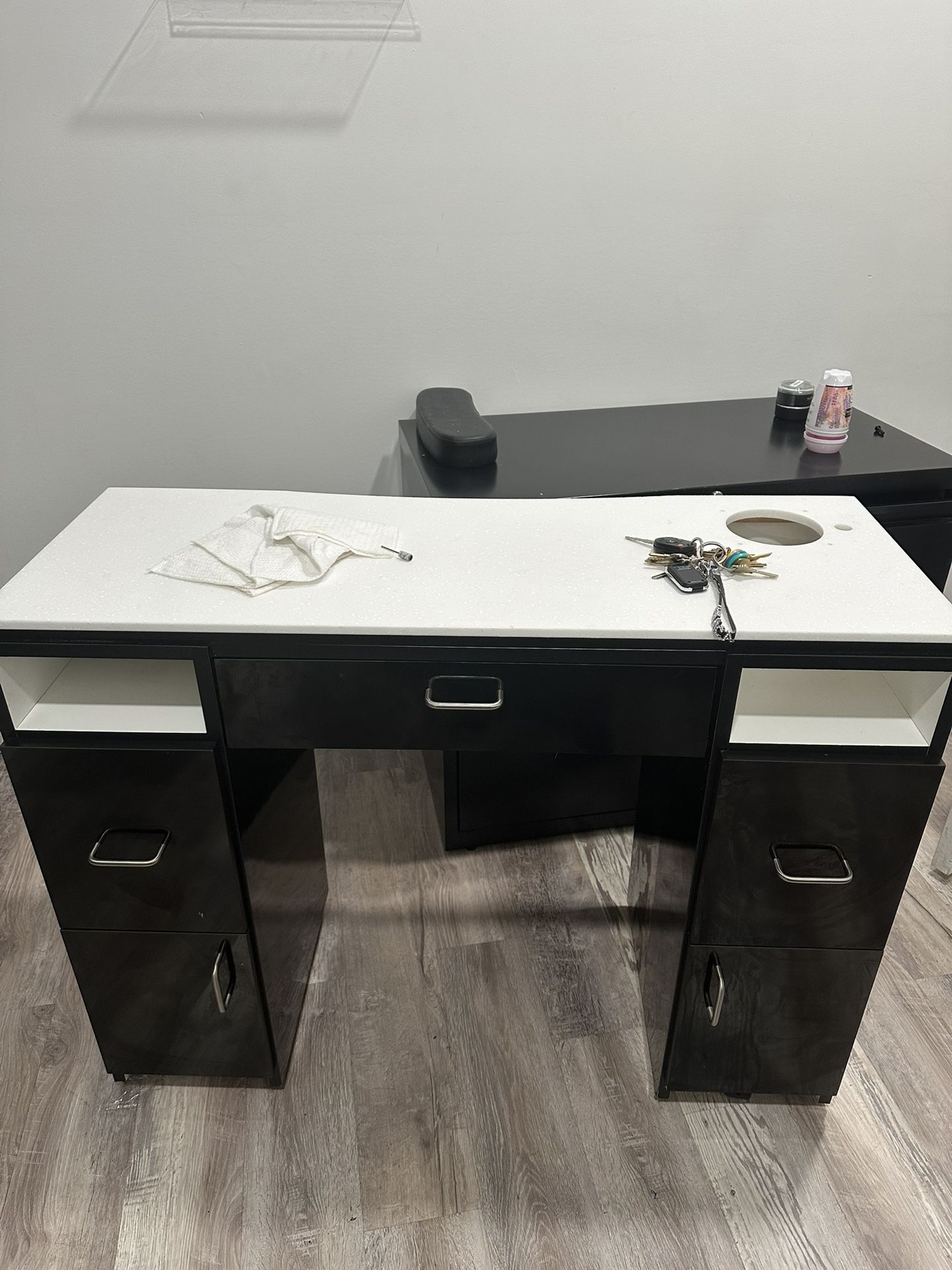 Marble Top manicure Desk