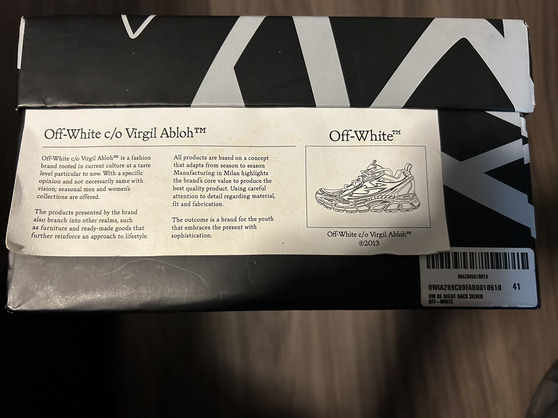 Off- white c/o Virgil Abloh Shoes