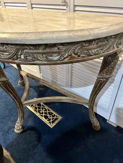 Beautiful Antique Marble Table