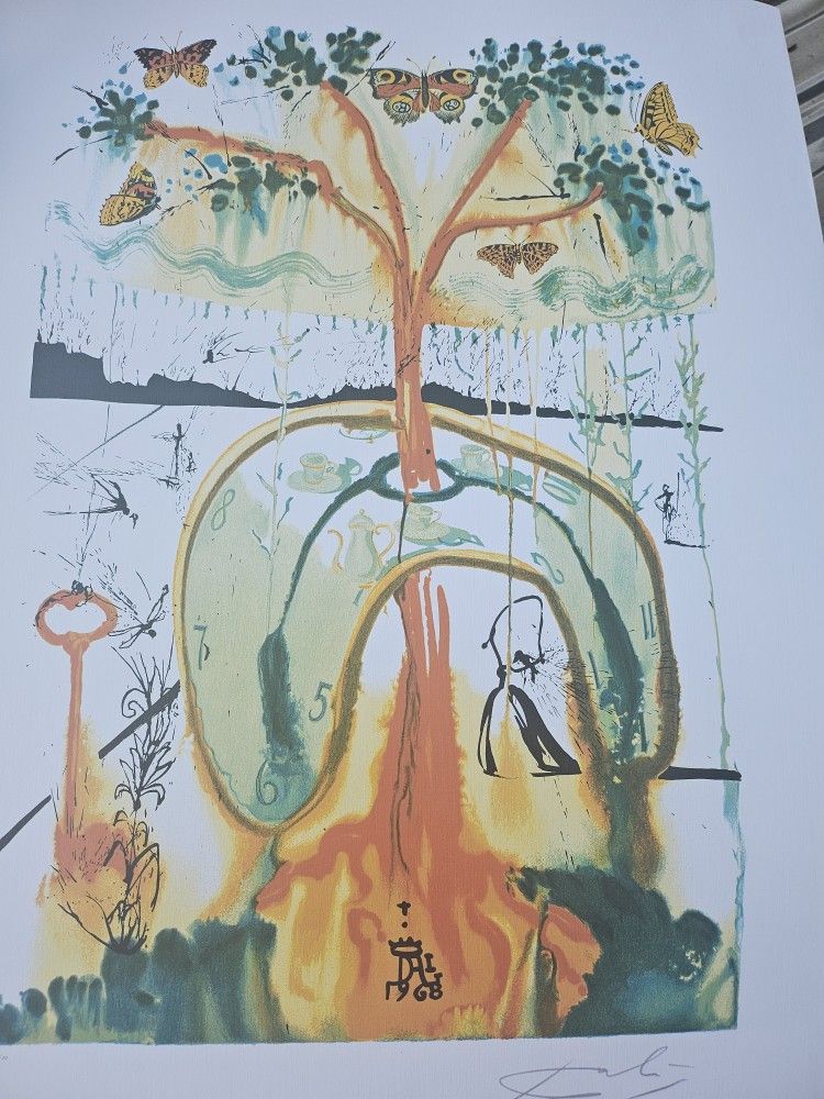 Salvador Dali "Mad Tea Party" Limited Edition Print