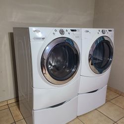 .Whirlpool Washer And Electric Dryer Free Deliver And Install 3 Month Warranty 