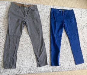$20 Two pairs of pants both 34 W & 32 L