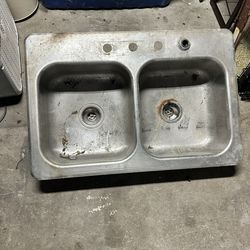 Stainless Steel Dual Sink