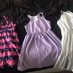Women’s dresses and jean skirts