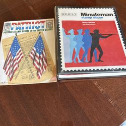 Scott Minuteman Stamp Album United States And United Nations Plus Patriot Pushes Stamp Album 1977