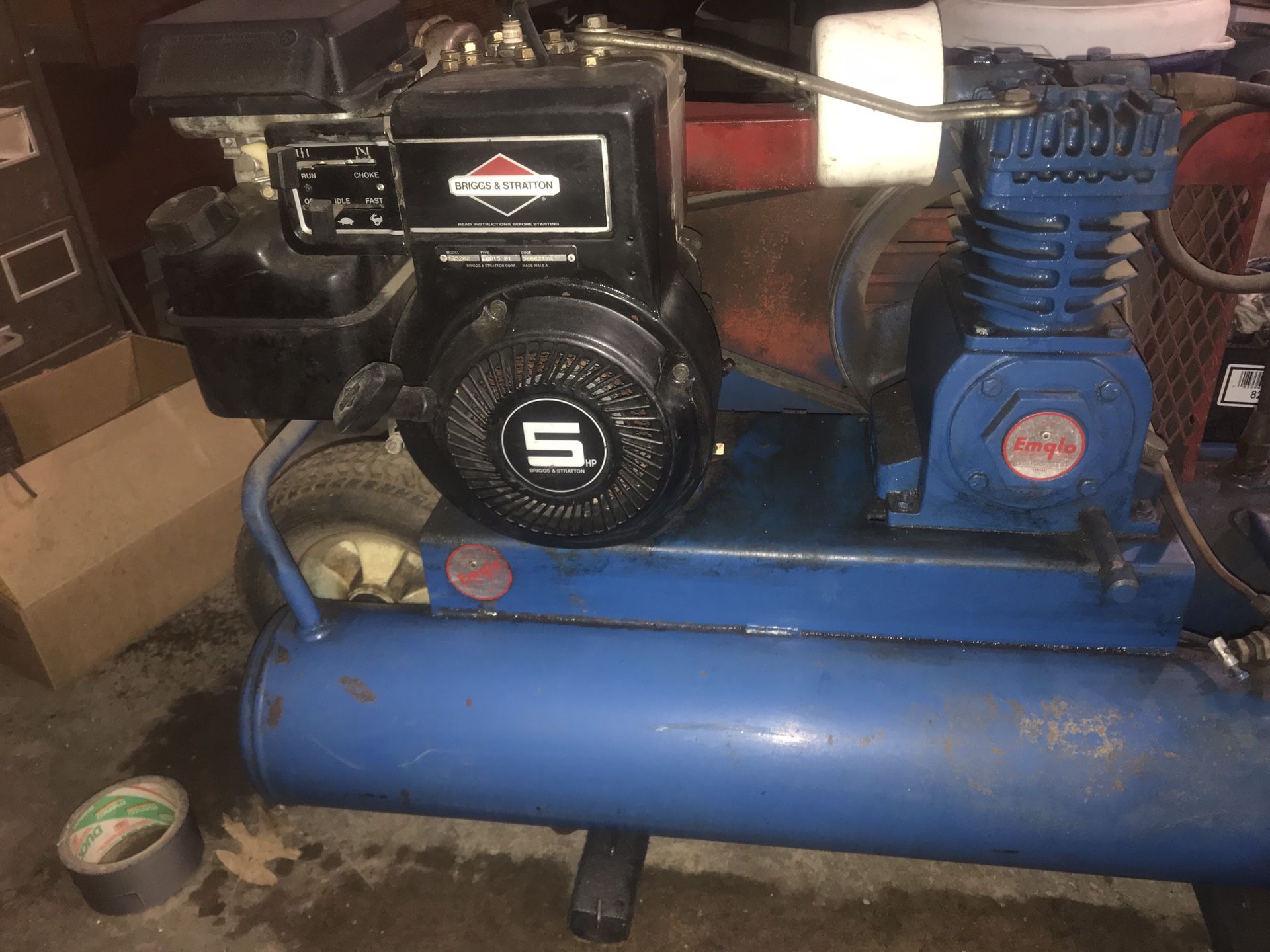 Generator and air compressor