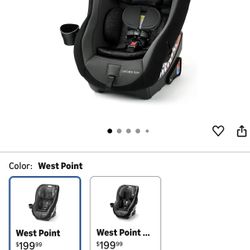 Graco Contender Slim Convertible Car Seat, West Point, Lightweight Travel Car Seat with Compact, Space-Saving Design, Rear-Facing 5–40 lbs, Forward-Fa