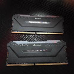 32 GB (2x16) Corsair Vengeance RGB 3600mhz DDR4 RAM