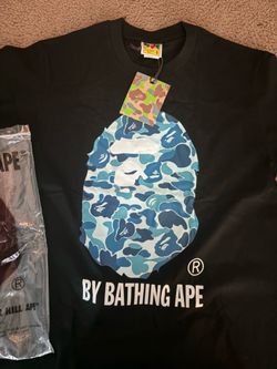 Blue designer bape
