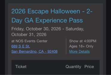 RAVE TICKET