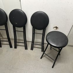 Folding Stool Black