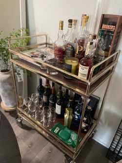 Gold Bar Cart