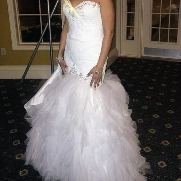 Mori Lee White Wedding Dress