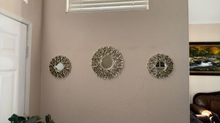 Modern Hanging Light Gold Home Decor Set