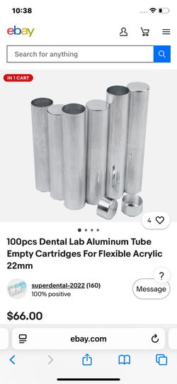 Aluminum dental tubes tubos de aluminio para dentistas