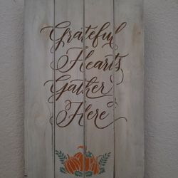 Wood Hang Decor