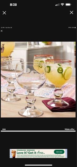 Copas Campechanas De Cristal De Princess House