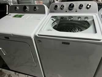 New Maytag Top Load Washer with Extra Power - 4.8 cu. ft. And Dryer 7.0 ft. cu. N