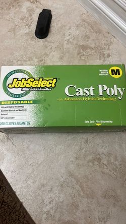200 medium food hanlder cast poly gloves