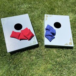 Portable Corn Hole Bean Bag Toss Set