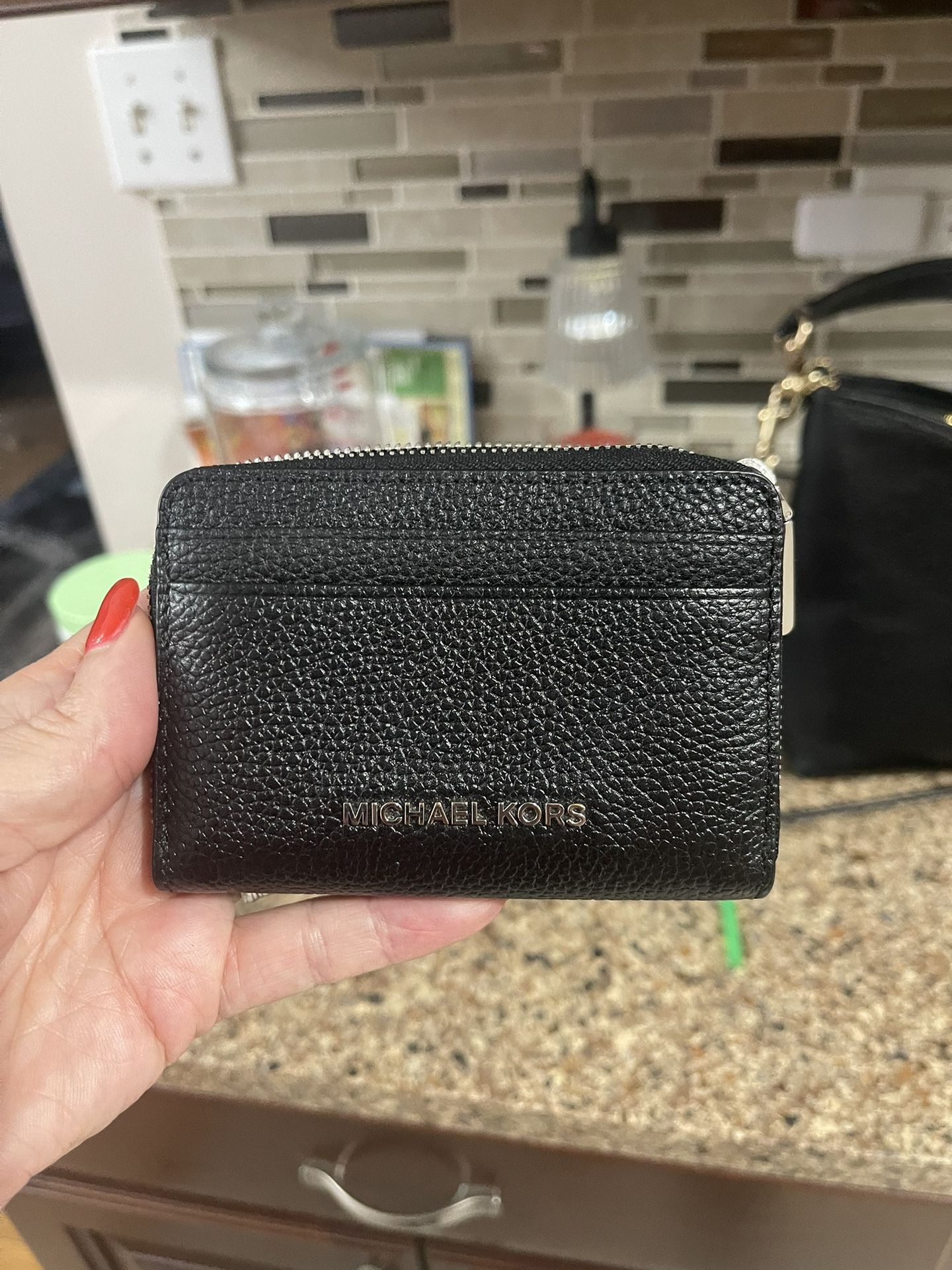 Michael Kors small zip wallet