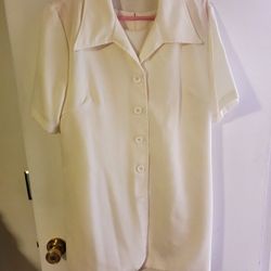 White Short Suit Dress