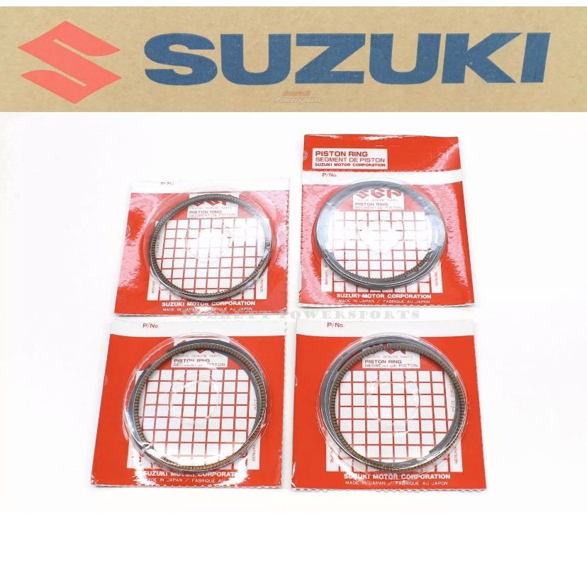 Suzuki 4x Piston Rings Ring Kit Set 01-04 GSX-R1000 GSXR 1000 #R129
