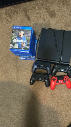 ps4 with games/controllers 