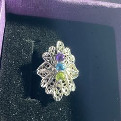 Vintage Cluster Ring